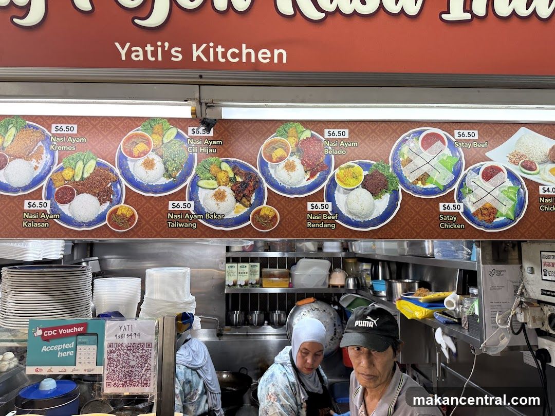 Food Stall Menu
