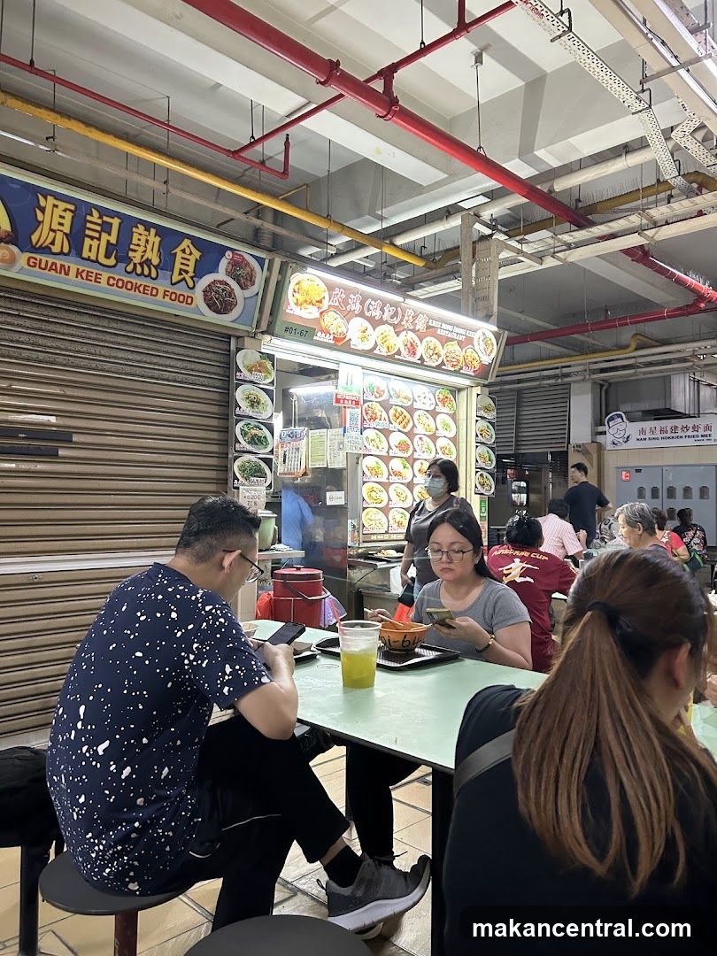 Food Stall with Diners