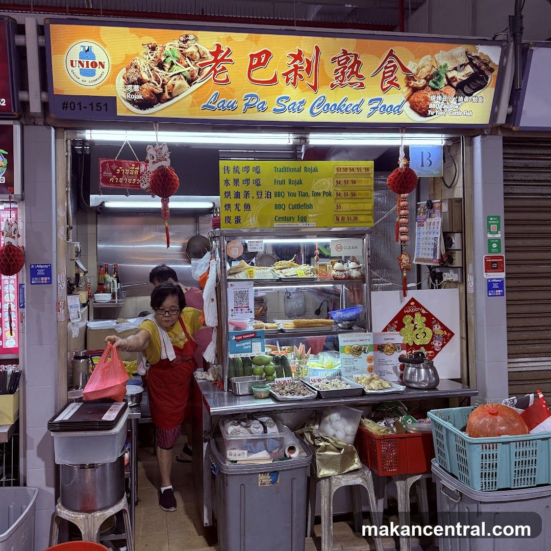 Lau Pa Sat Cooked Food