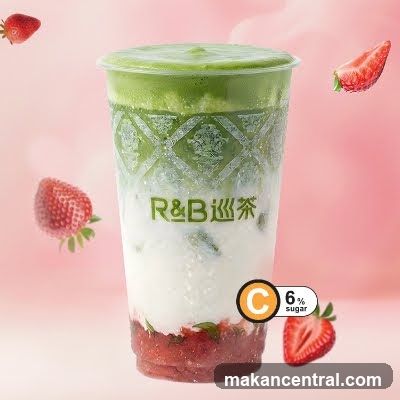 Strawberry Matcha Drink