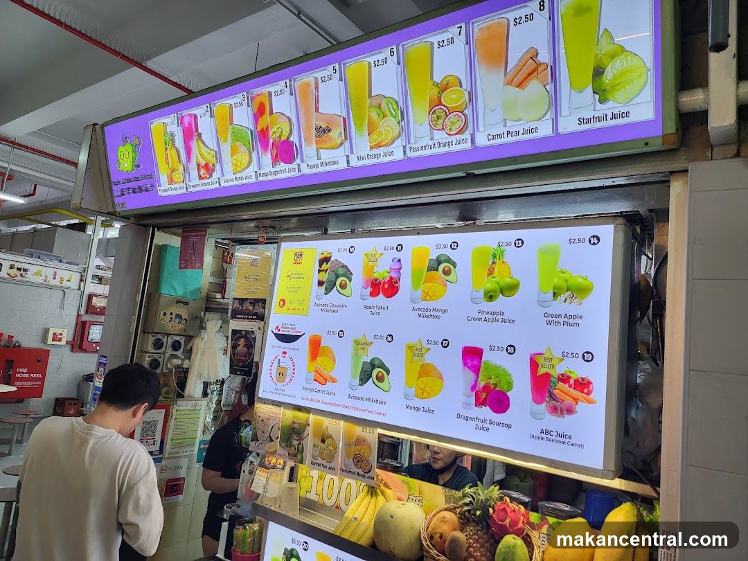 Juice Stand Menu