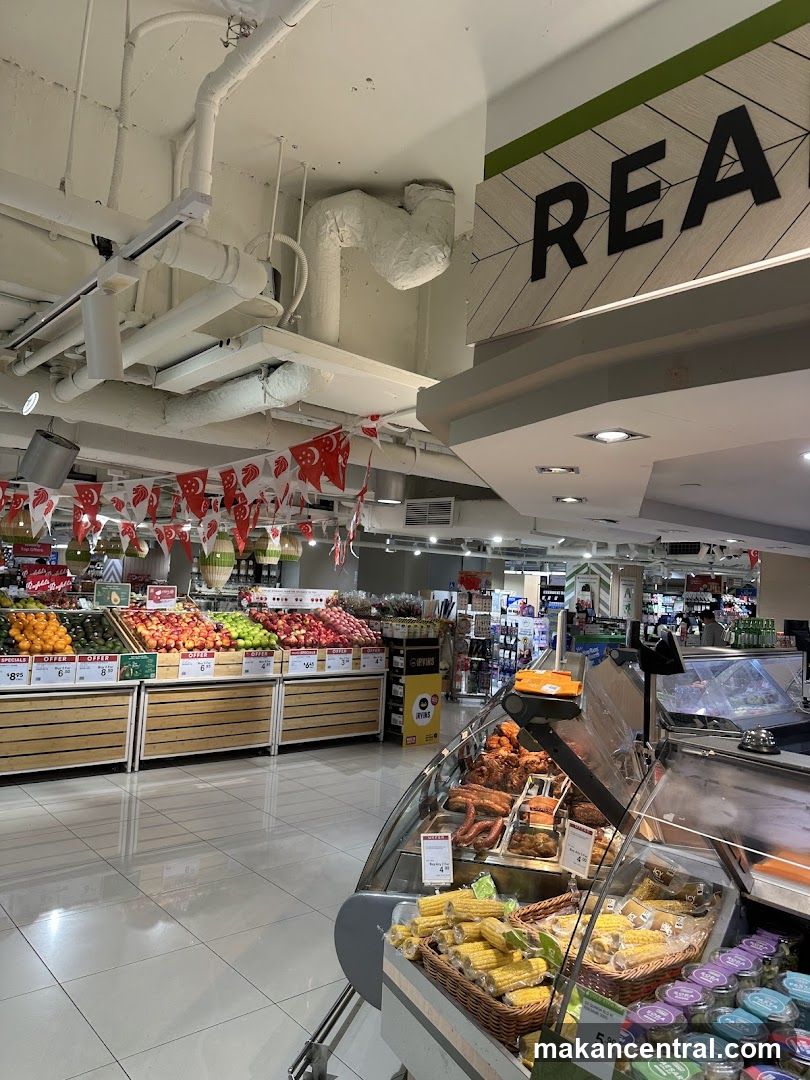 Supermarket Produce and Deli Section