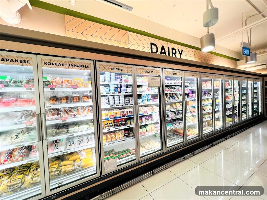 Refrigerated Aisles in a Grocery Store