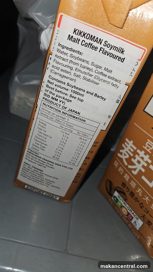 Kikkoman Soymilk Malt Coffee Flavoured
