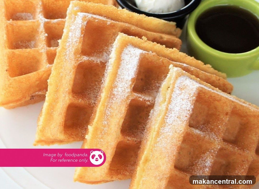 Waffles with Powdered Sugar