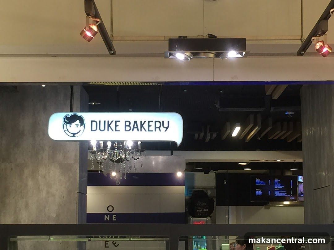Duke Bakery Sign and Menu