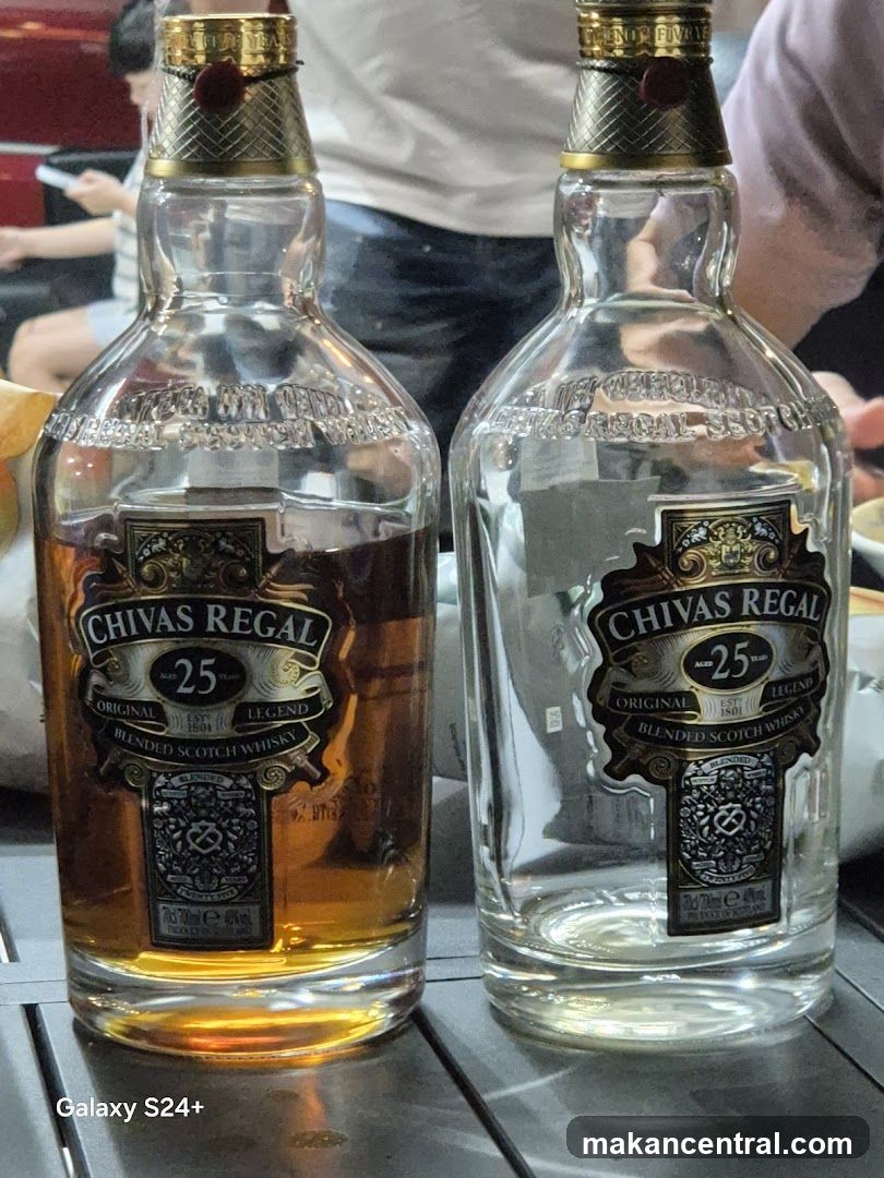 Chivas Regal 25 Year Old Scotch Whisky Bottles