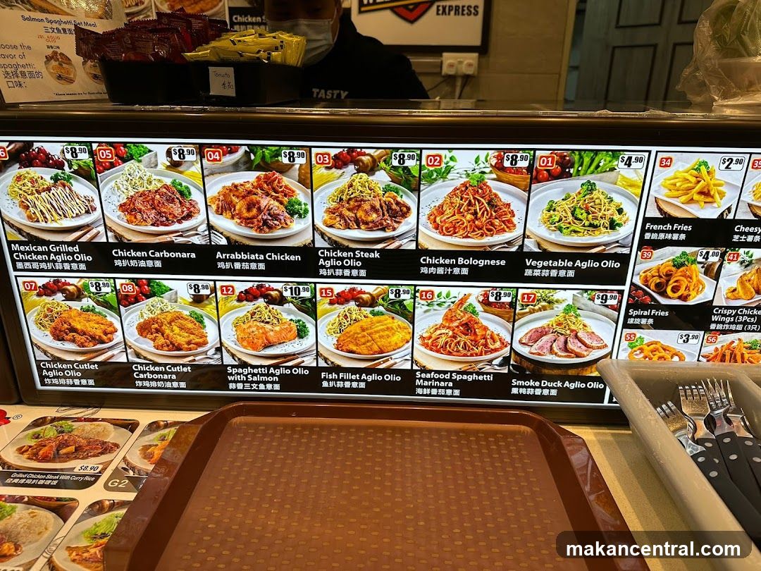 TASTY EXPRESS Menu