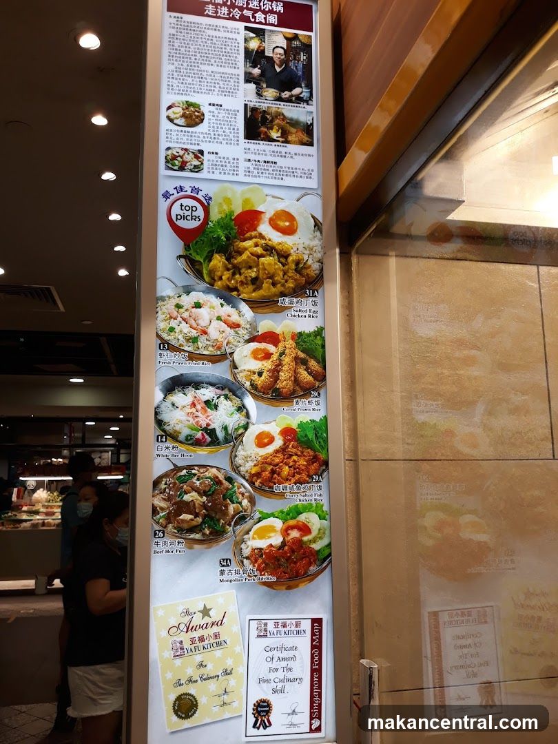YA FU KITCHEN Menu