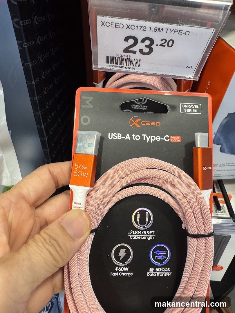 Xceed USB-A to Type-C Cable