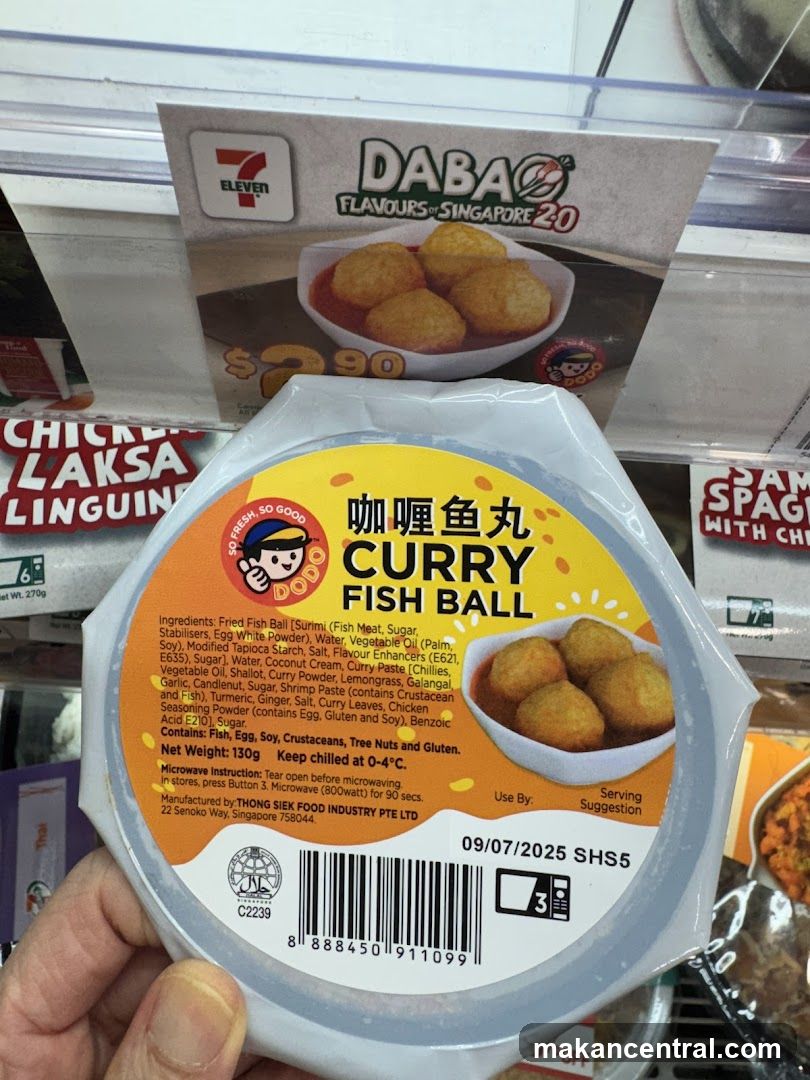 Curry Fish Ball Packaging