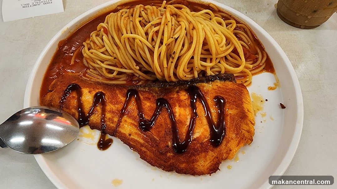 Salmon and Spaghetti