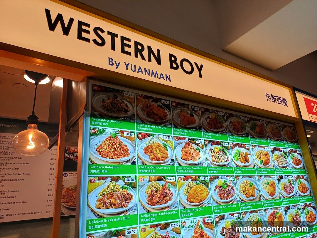 Western Boy by Yuanman Menu