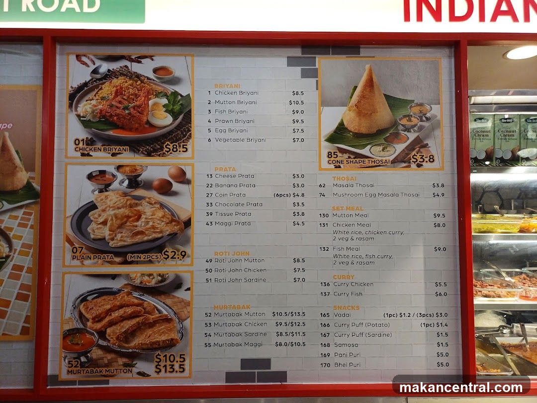 INDIAN FOOD MENU