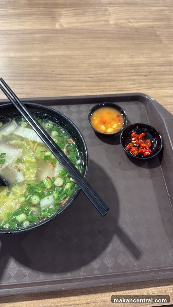 Noodle Soup with Condiments