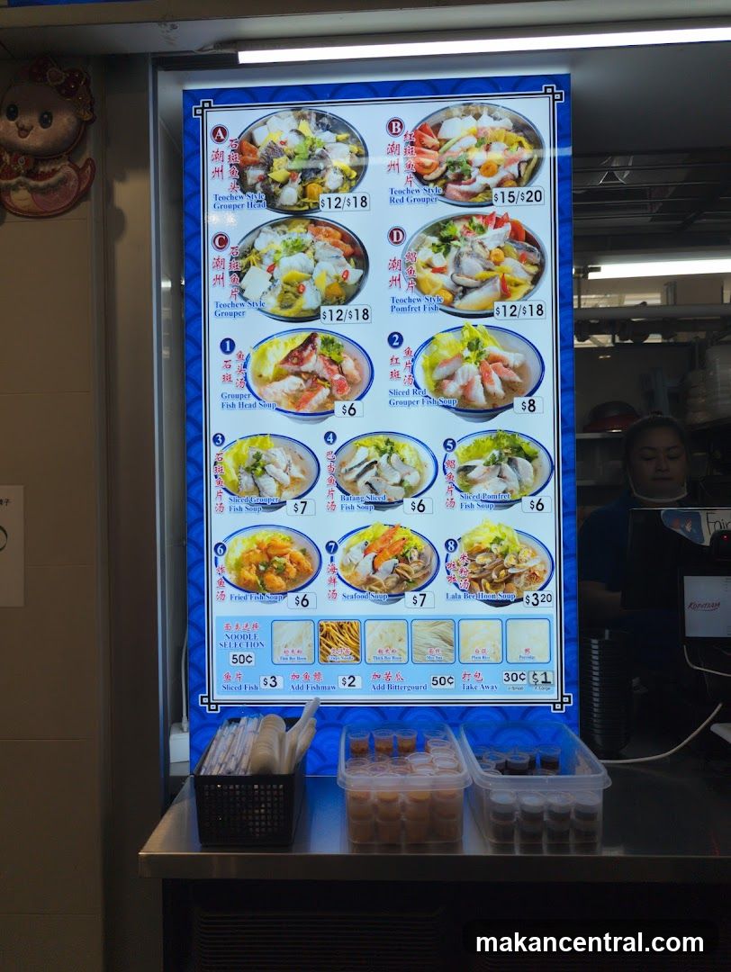 Fish Soup Menu