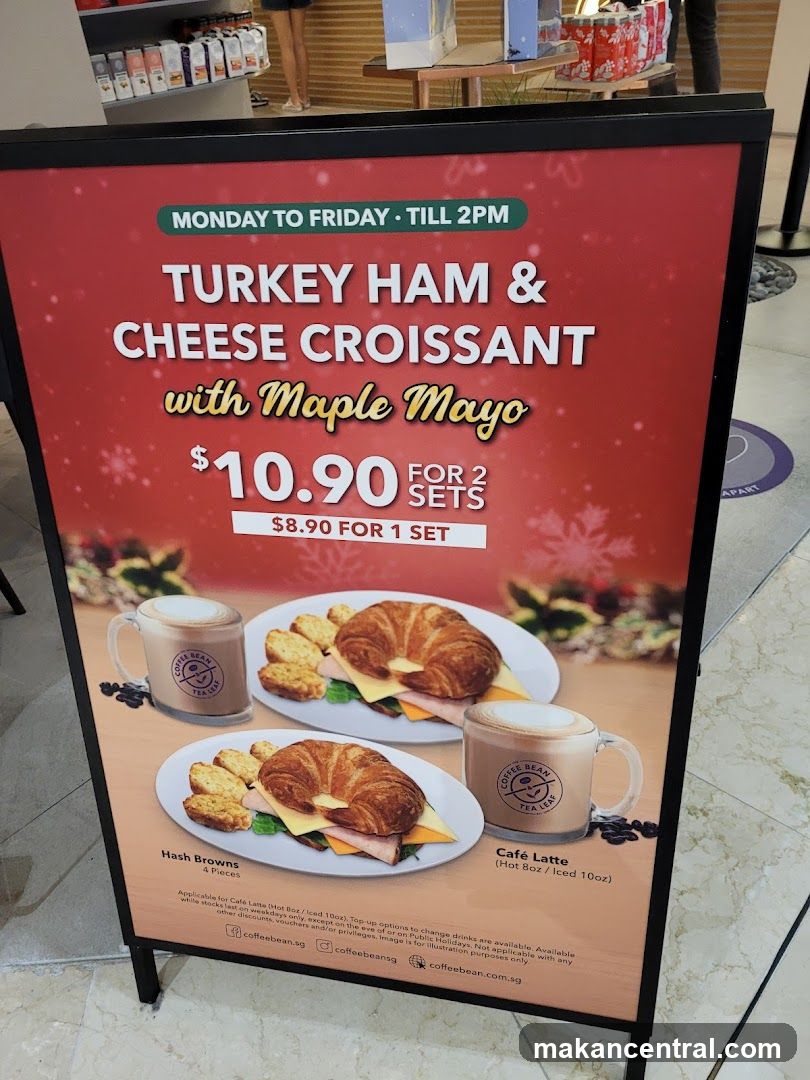 Turkey Ham & Cheese Croissant Promotion