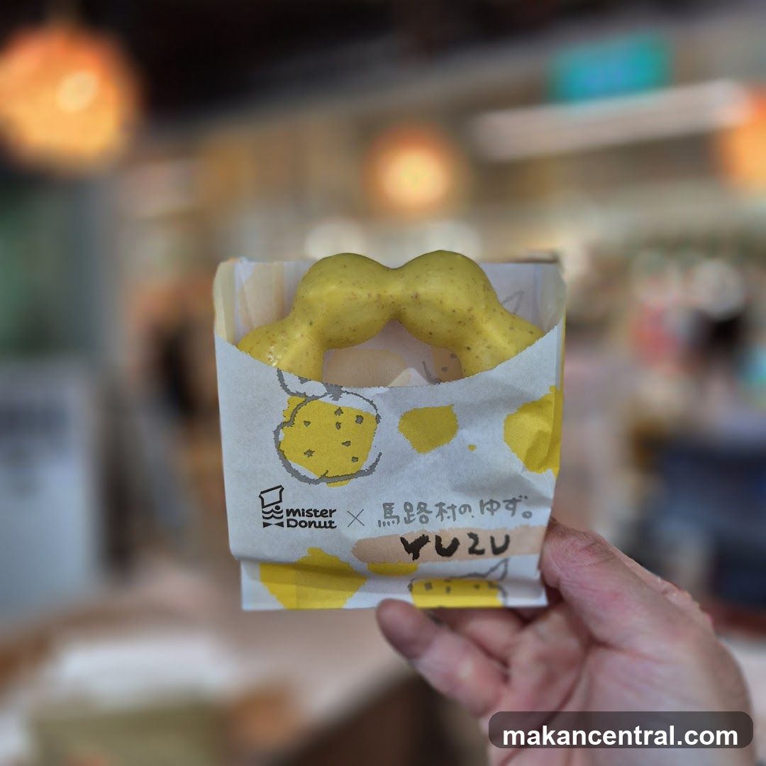 Mister Donut Yuzu Donut