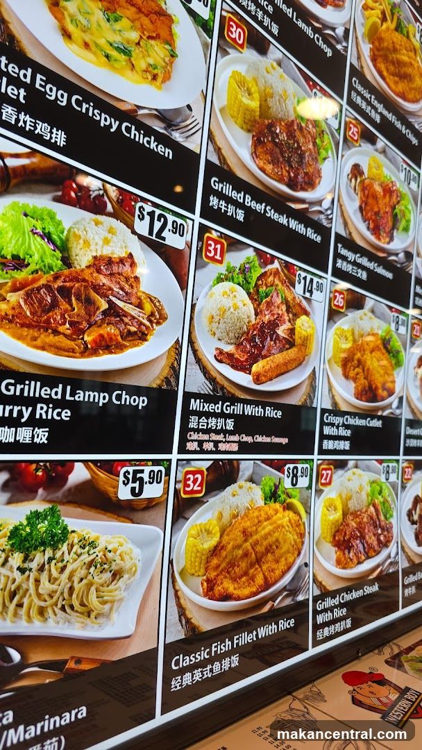 Western Boy Menu