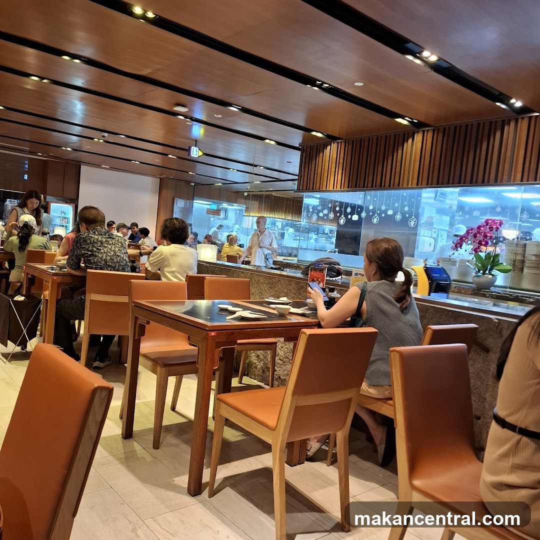 Restaurant Interior with Diners
