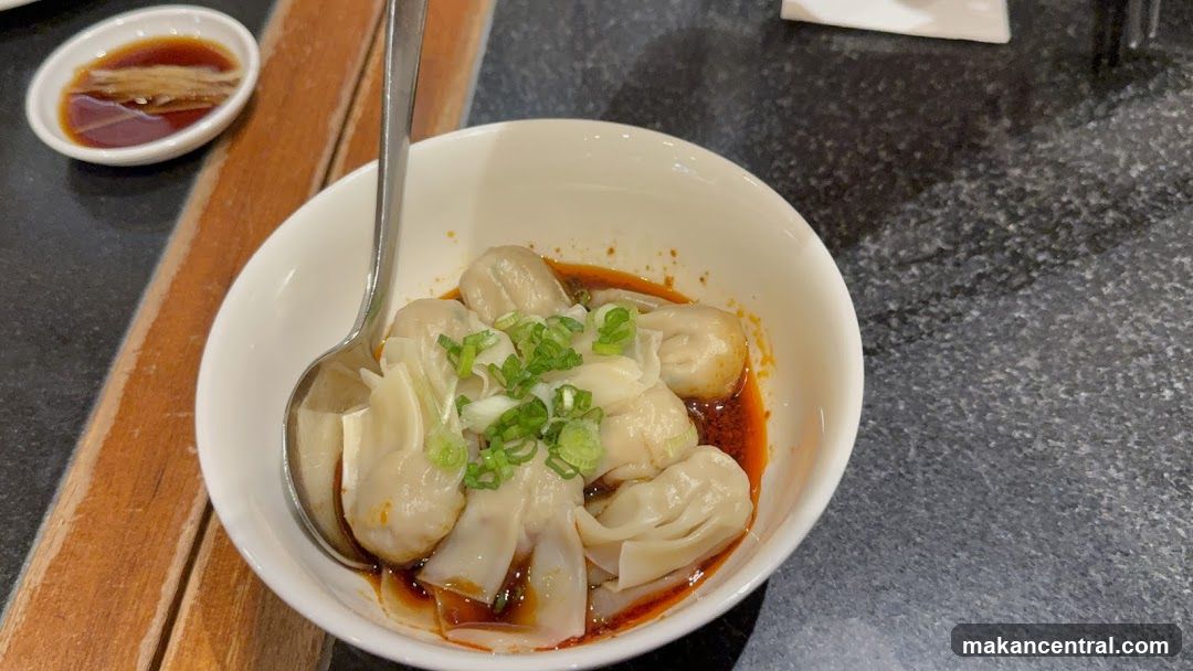 Wontons in Chili Oil