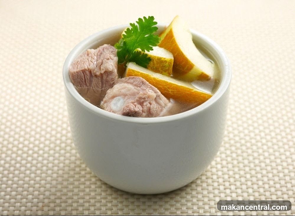 Pork Rib and Melon Soup