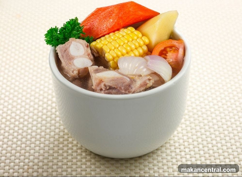 Pork Rib Soup with Vegetables