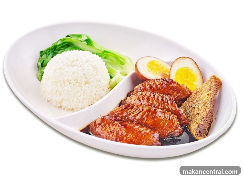 Braised Chicken Wings with Rice