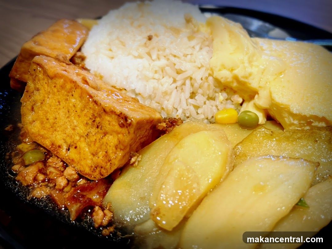Tofu and Rice Dish