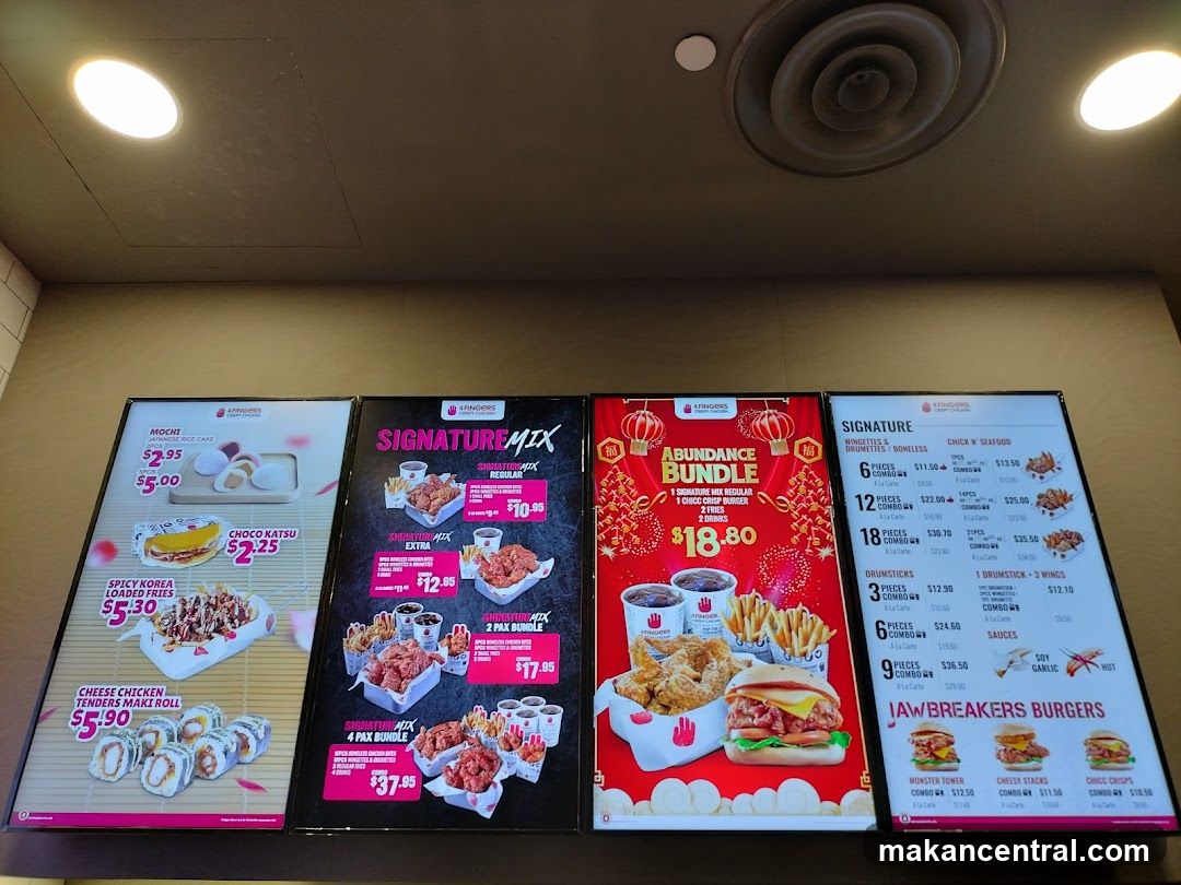 4FINGERS Menu