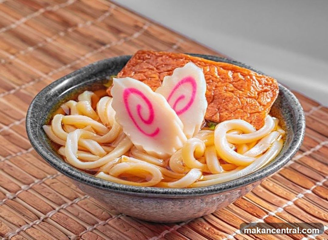 Udon Noodles with Fish Cake