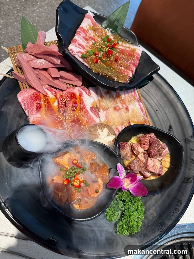 Assortment of Meats and Ingredients