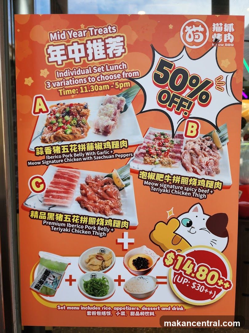 Mid Year Treats Set Lunch Promotion
