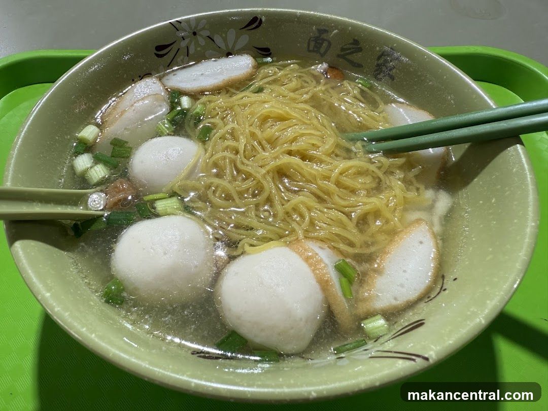 Noodle Soup with Fish Balls