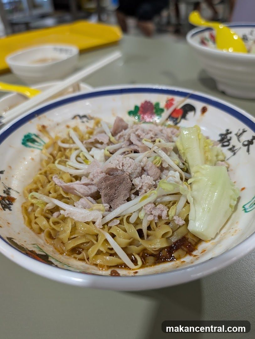 Noodles with Pork and Bean Sprouts