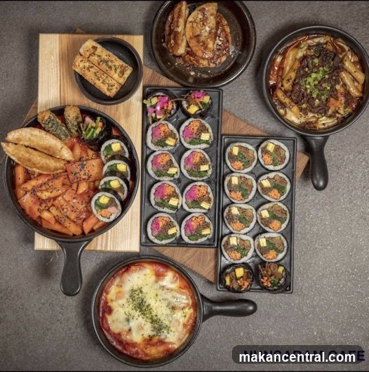 Korean Food Spread
