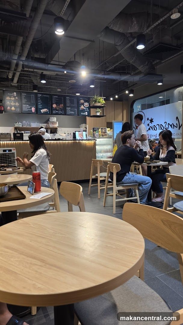 Cafe Interior with Patrons