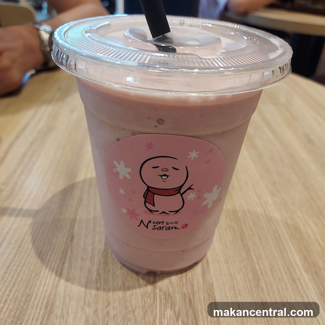 Pink Smoothie with Sticker