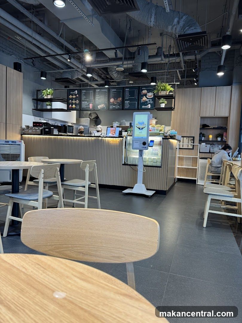 Cafe Interior with Menu Boards