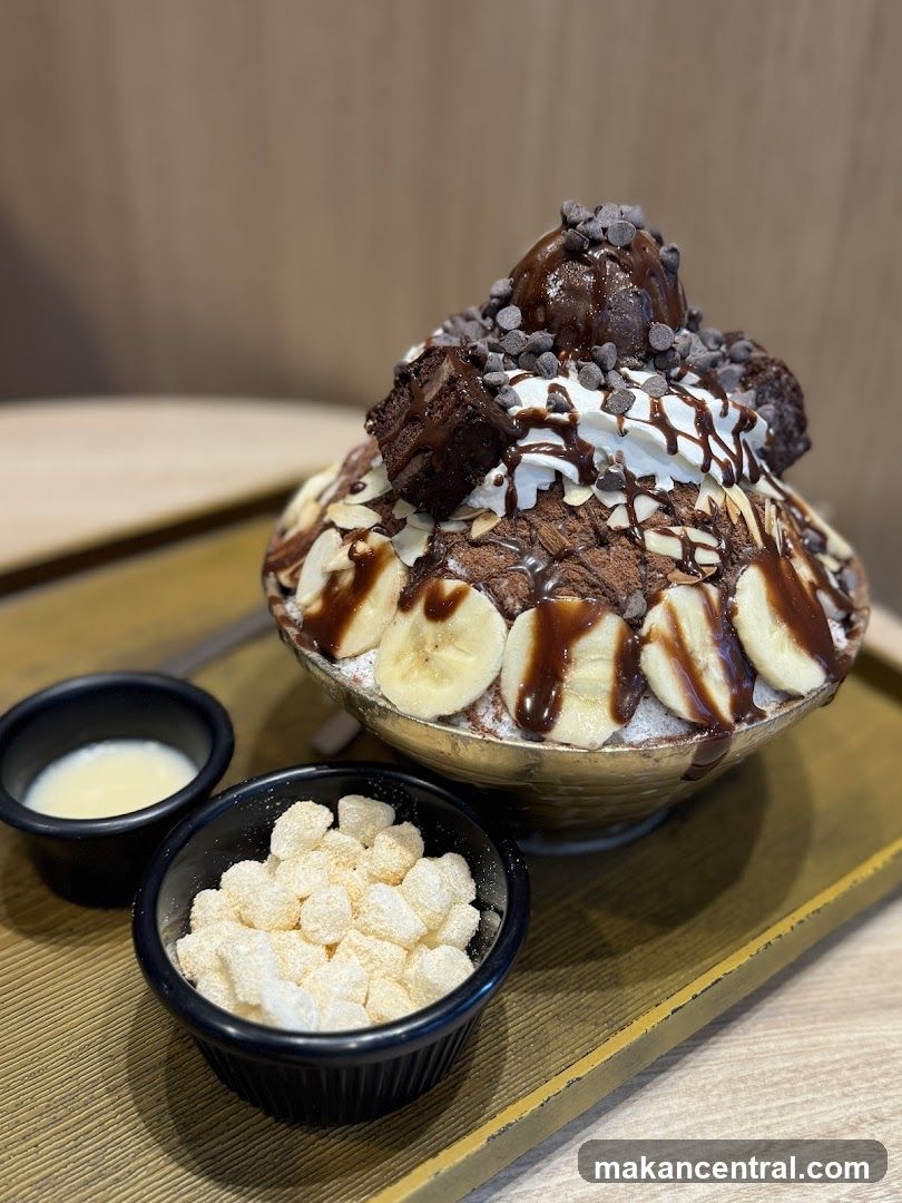 Chocolate Brownie Bingsu