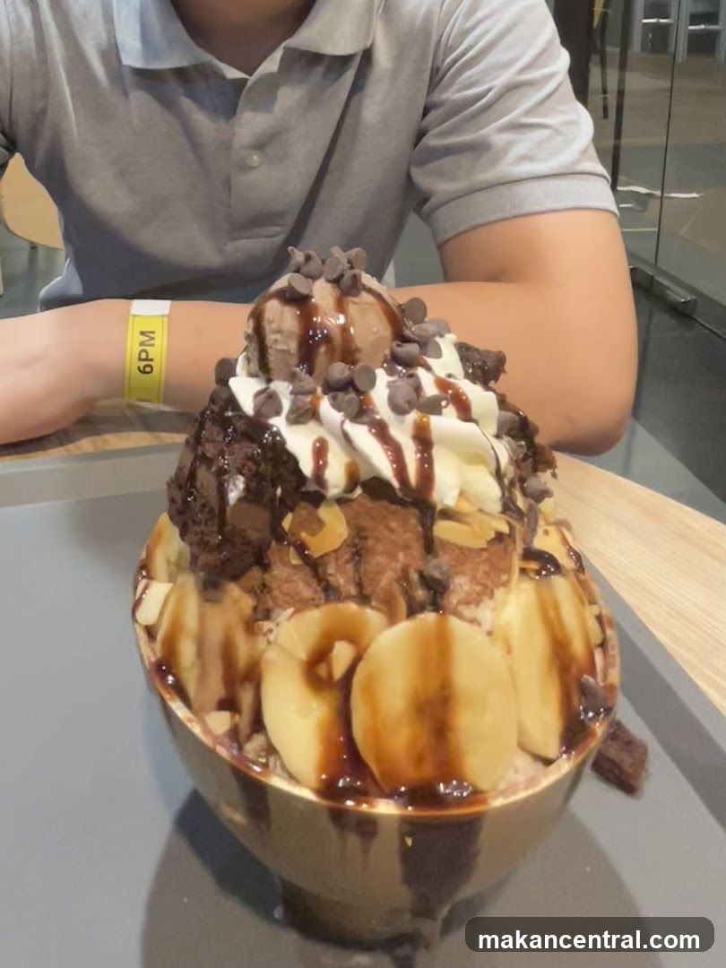 Dessert with Chocolate and Banana
