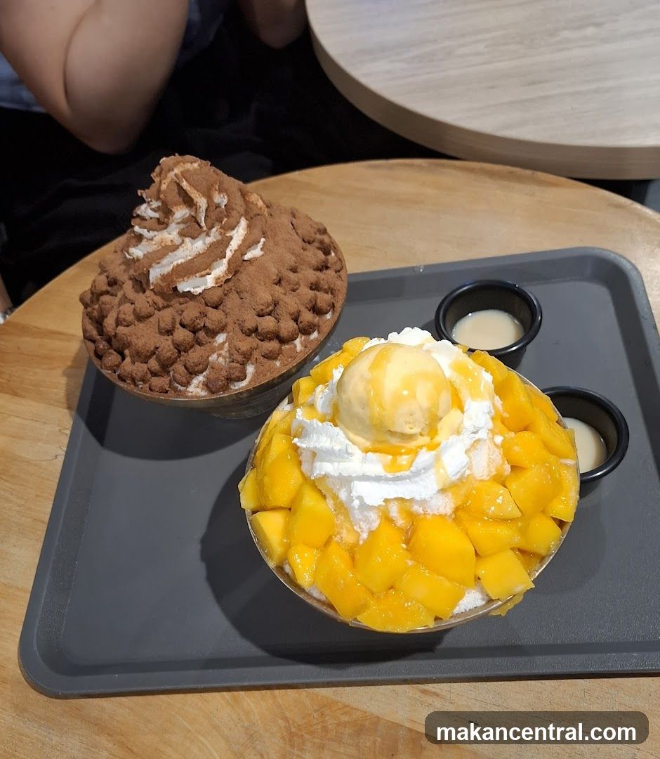 Desserts on a Tray