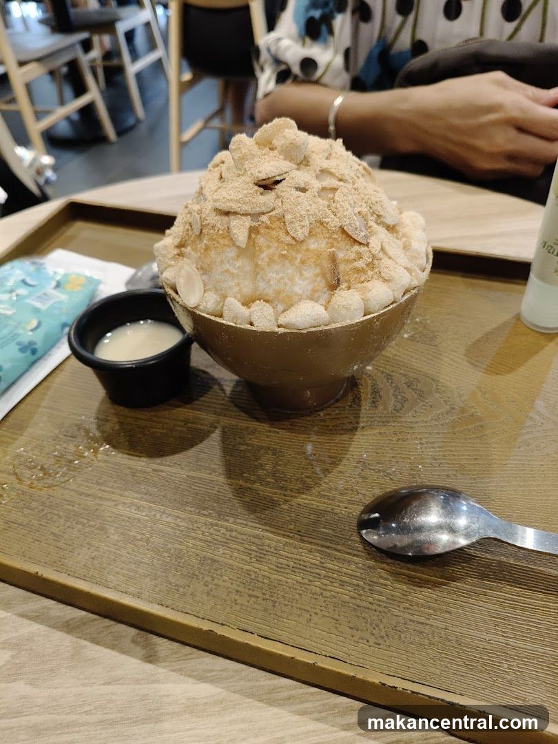 Dessert with Almonds and Powder
