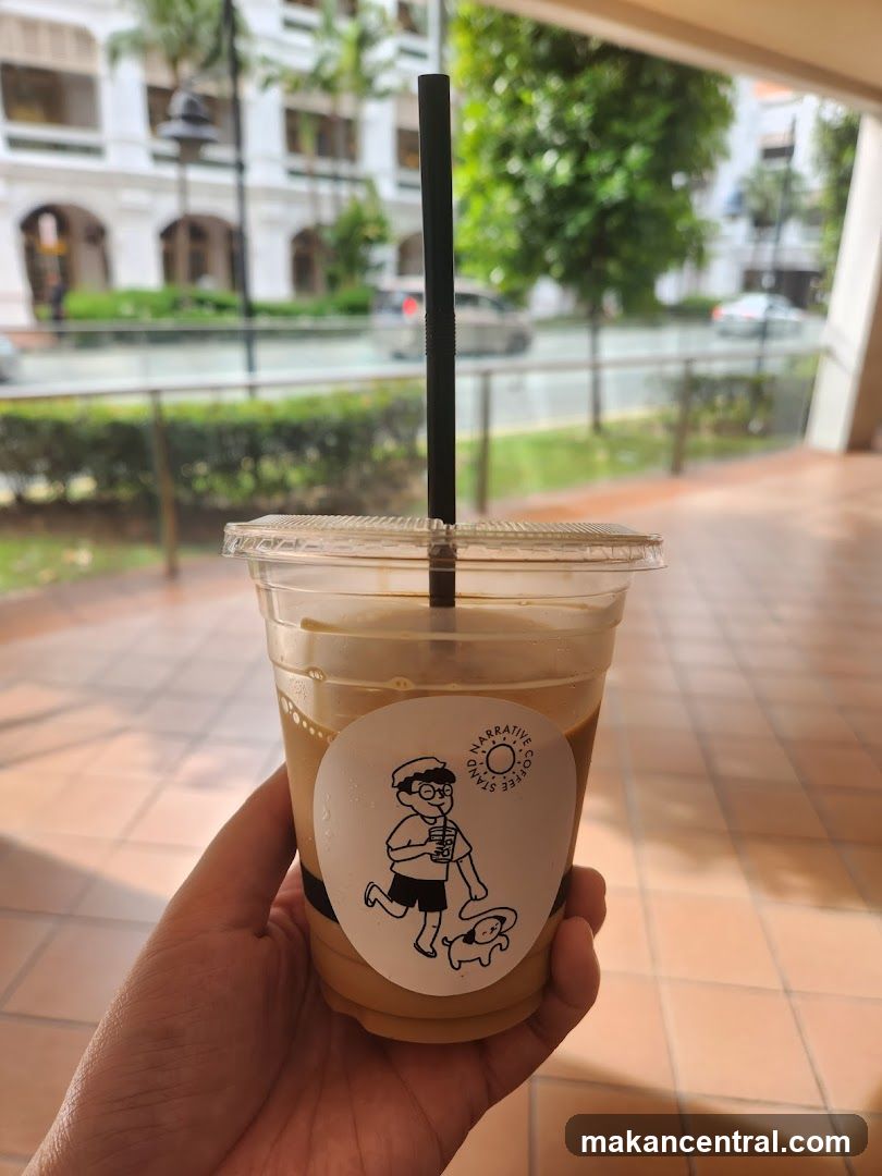 Iced Coffee with Sticker