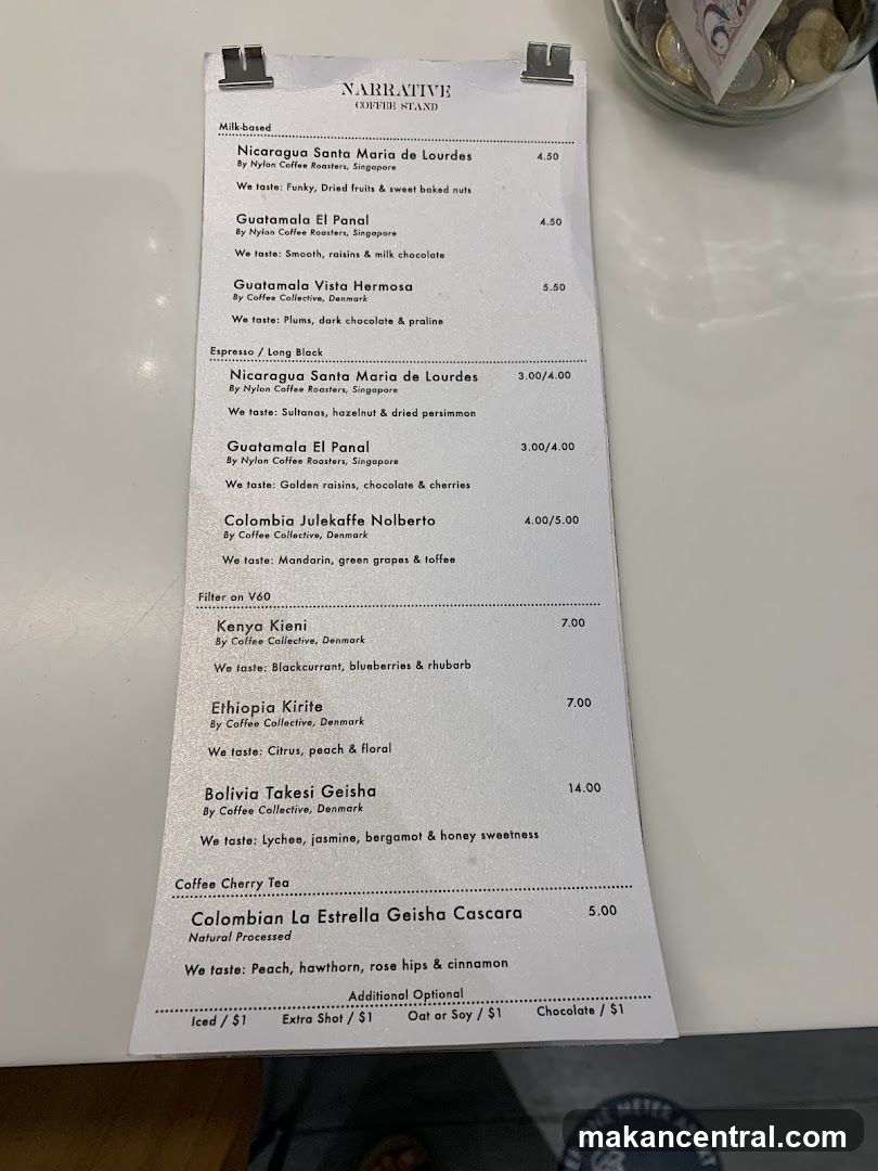 NARRATIVE COFFEE STAND