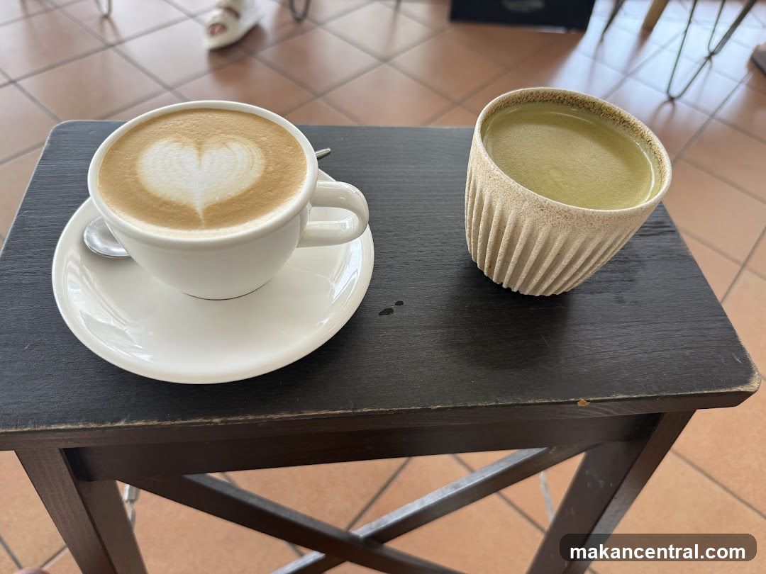 Coffee and Matcha