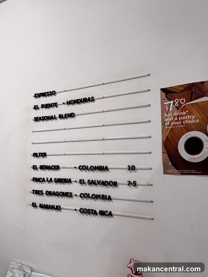 Coffee Menu