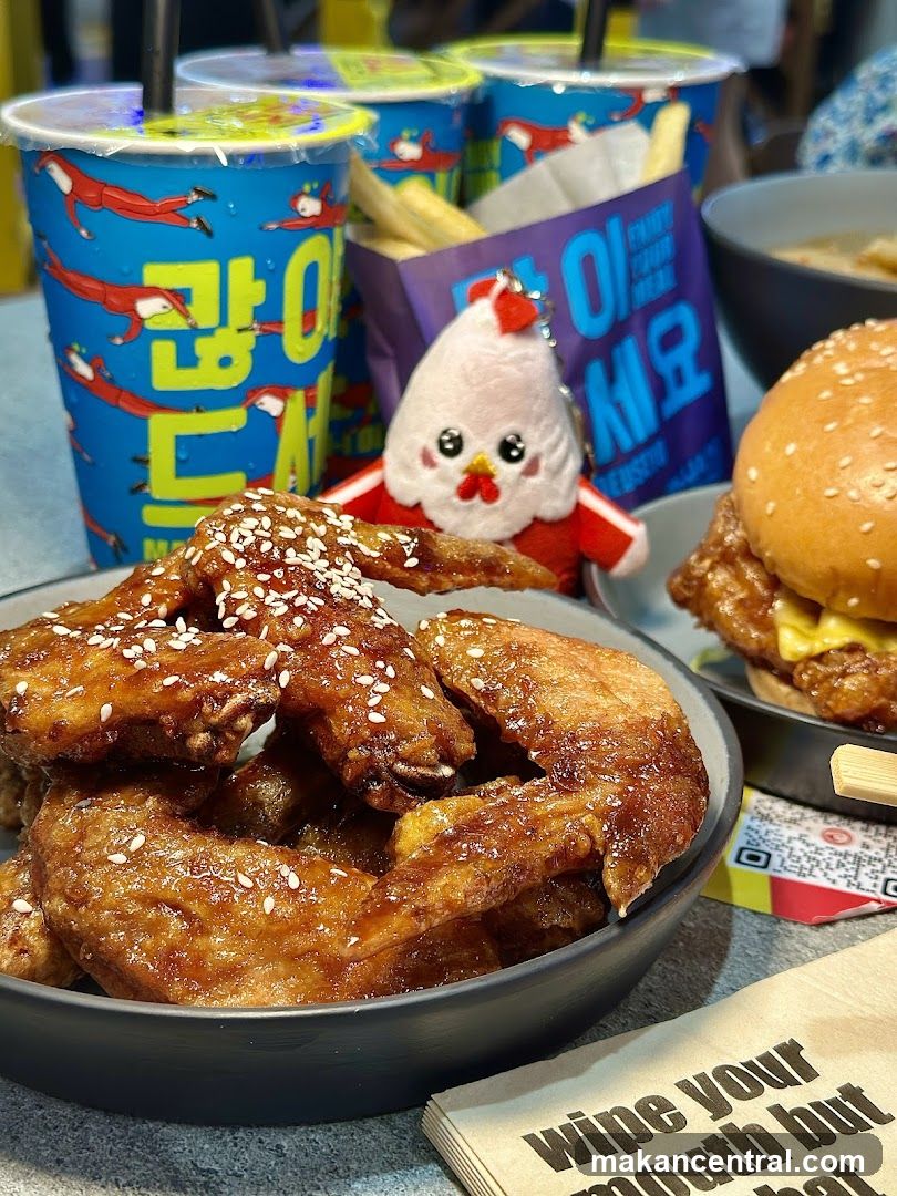 Fried Chicken and Burger Meal