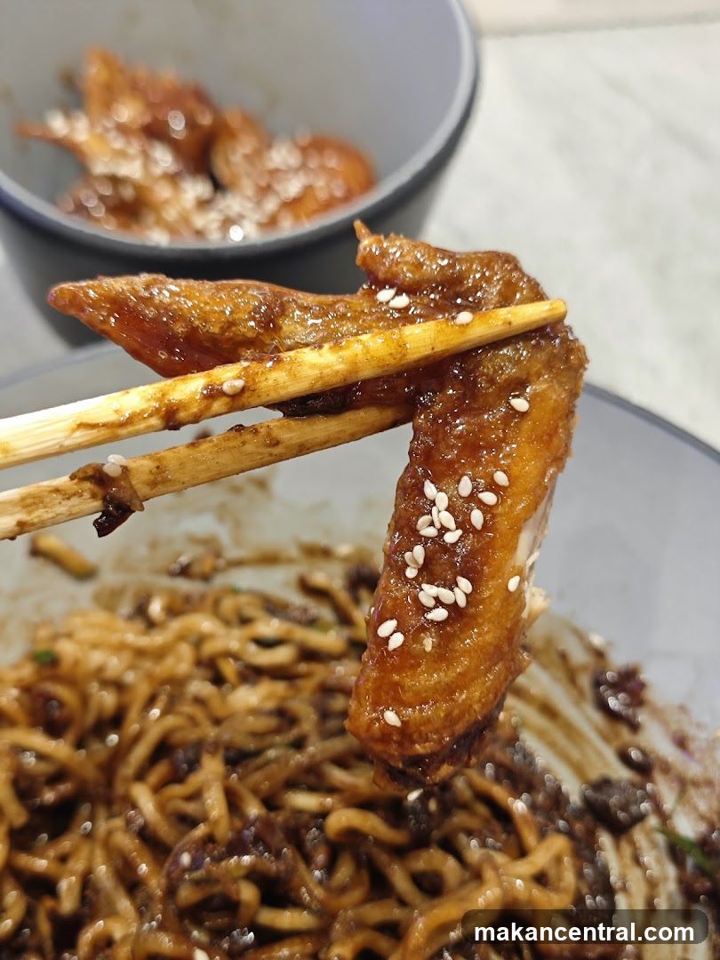 Chicken Wings and Noodles