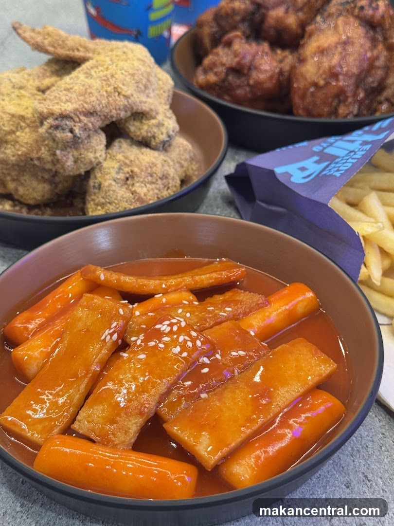 Korean Fried Chicken and Tteokbokki